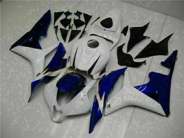 Großhandel CBR 600 RR 2007-2008 Motorrad Verkleidungen - Weiß Blau