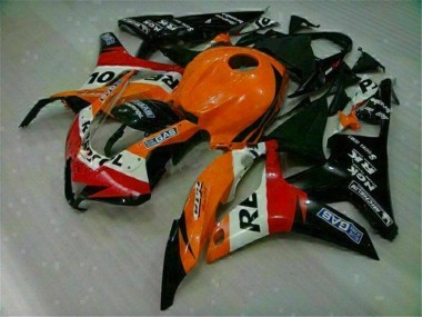 Großhandel CBR 600 RR 2007-2008 Motorrad Verkleidung - Orange Schwarz Repsol
