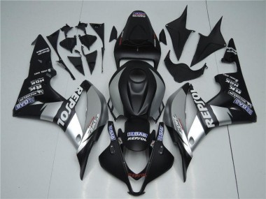 Großhandel CBR 600 RR 2007-2008 Motorrad Verkleidungen - Silber Repsol Schwarz