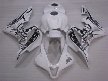 Großhandel CBR 600 RR 2007-2008 Motorrad Verkleidung - Schwarz Weiß