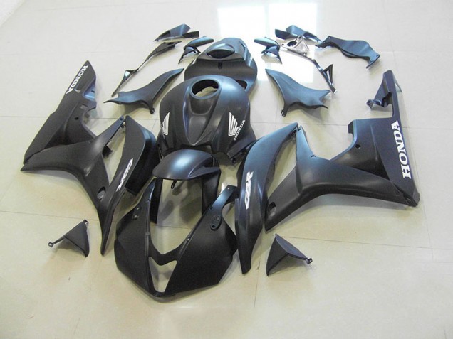 Großhandel CBR 600 RR 2007-2008 Motorrad Verkleidungen - Matt Schwarze Rennversion Großhandel CBR 600 RR 2007-2008 Motorrad Verkleidungen - Matt Schwarze Rennversion