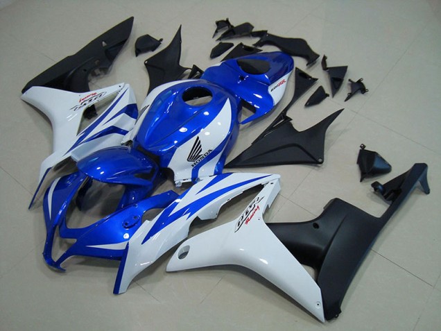 Großhandel CBR 600 RR 2007-2008 Motorrad Verkleidungen - Blau Weiß Matt Schwarz Großhandel CBR 600 RR 2007-2008 Motorrad Verkleidungen - Blau Weiß Matt Schwarz