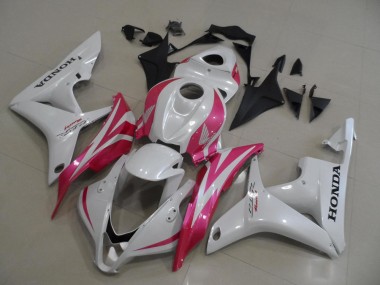 Großhandel CBR 600 RR 2007-2008 Motorrad Verkleidungen - Perl Weiß mit Rosa