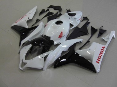 Großhandel CBR 600 RR 2007-2008 Motorrad Verkleidungen - Perl Weiß Schwarz