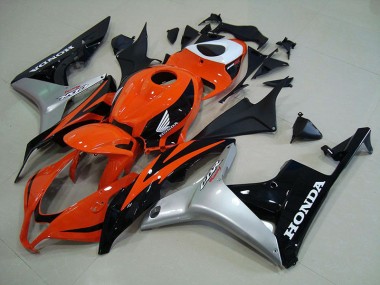 Großhandel CBR 600 RR 2007-2008 Motorrad Verkleidungen - Orange Silber Schwarz