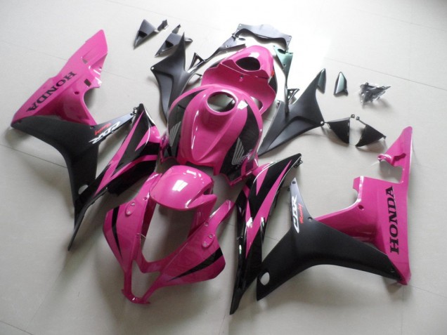 Großhandel CBR 600 RR 2007-2008 Motorrad Verkleidungen - Rosa Schwarz Großhandel CBR 600 RR 2007-2008 Motorrad Verkleidungen - Rosa Schwarz
