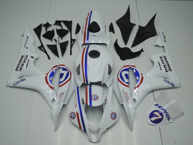 Großhandel CBR 600 RR 2007-2008 Motorrad Verkleidung - Weiß Großhandel CBR 600 RR 2007-2008 Motorrad Verkleidung - Weiß