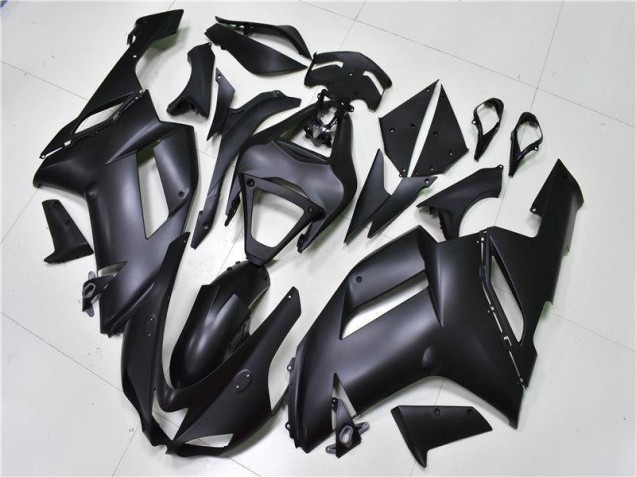 Großhandel ZX6R 2007-2008 Motorrad Verkleidungen - Matt Schwarz