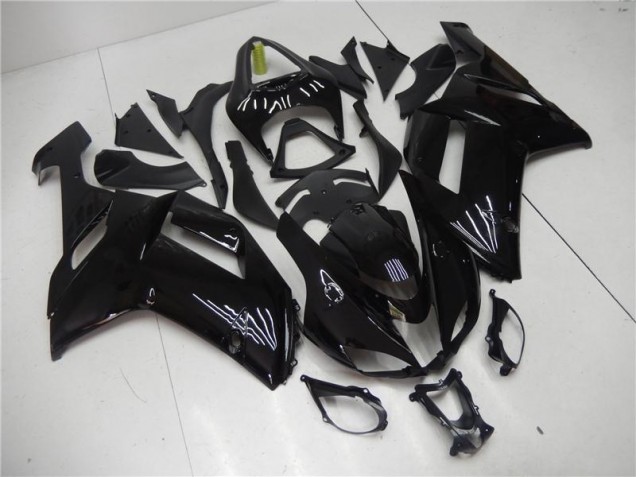 Großhandel ZX6R 2007-2008 Motorrad Verkleidung - Glänzend Schwarz
