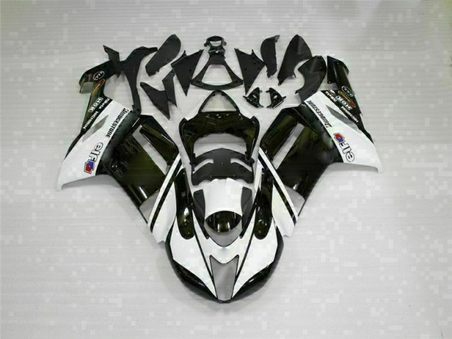 Großhandel ZX6R 2007-2008 Motorrad Verkleidung - Schwarz Weiß
