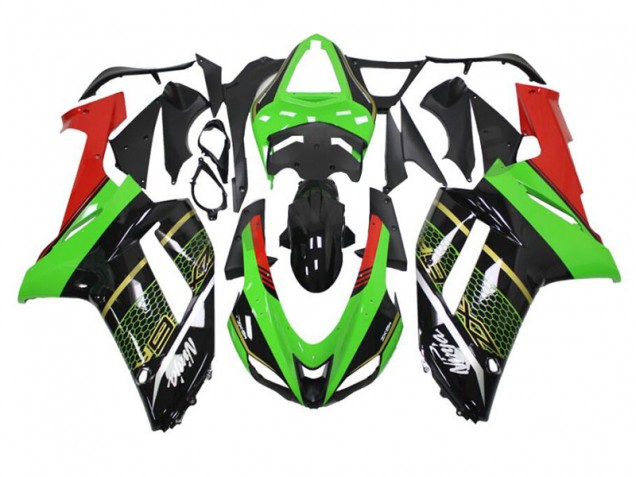 Großhandel ZX6R 2007-2008 Motorrad Verkleidung - Grün Schwarz Großhandel ZX6R 2007-2008 Motorrad Verkleidung - Grün Schwarz