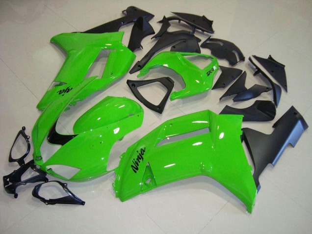 Großhandel ZX6R 2007-2008 Motorrad Verkleidungen - Grün Matt schwarz Großhandel ZX6R 2007-2008 Motorrad Verkleidungen - Grün Matt schwarz