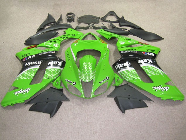 Großhandel ZX6R 2007-2008 Motorrad Verkleidungen - Grüne Berührung 4 Großhandel ZX6R 2007-2008 Motorrad Verkleidungen - Grüne Berührung 4