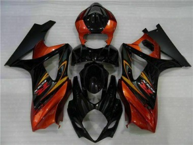 Großhandel GSXR 1000 K7 2007-2008 Motorrad VollVerkleidungen & Plastik - Schwarz
