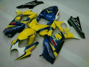 Großhandel GSXR 1000 K7 2007-2008 Motorrad Verkleidungen - Gelb