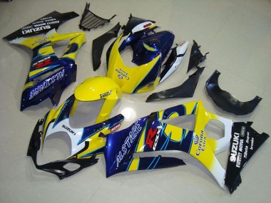 Großhandel GSXR 1000 K7 2007-2008 Motorrad Verkleidungen - Gelb Corona