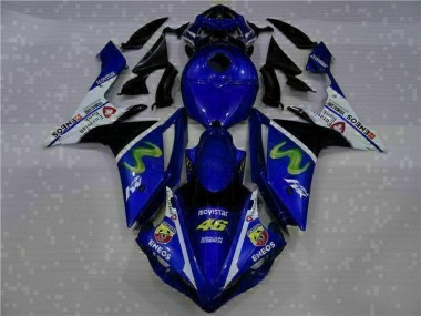 Großhandel R1 2007-2008 Motorrad Verkleidungen Komplett Sets - Blau