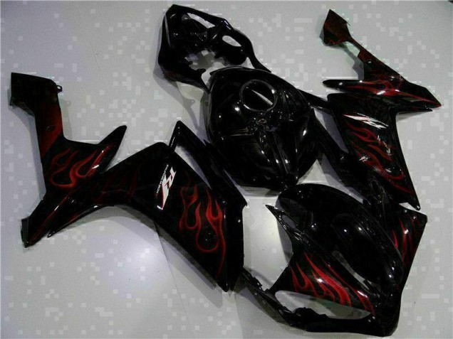 Großhandel R1 2007-2008 Motorrad Verkleidungen Komplett Sets - Schwarz Großhandel R1 2007-2008 Motorrad Verkleidungen Komplett Sets - Schwarz