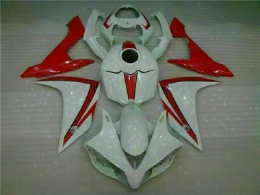 Großhandel R1 2007-2008 Motorrad Verkleidungen - Weiß Rot