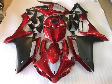 Großhandel R1 2007-2008 Motorrad Verkleidung - Matt Schwarz Rot