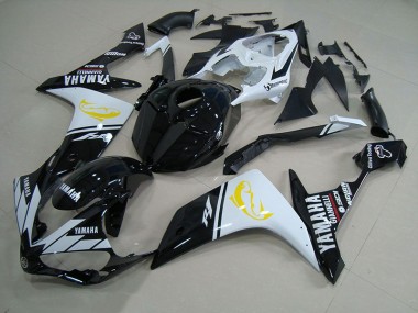 Großhandel R1 2007-2008 Motorrad Verkleidungen - Schwarz Weißer Dolphin