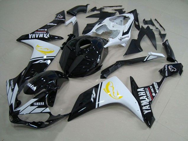 Großhandel R1 2007-2008 Motorrad Verkleidungen - Schwarz Weißer Dolphin Großhandel R1 2007-2008 Motorrad Verkleidungen - Schwarz Weißer Dolphin