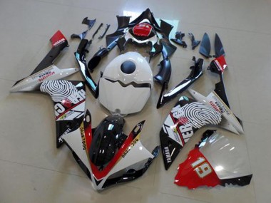 Großhandel R1 2007-2008 Motorrad Verkleidungen - Schwarz Weiß Rot
