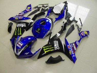 Großhandel R1 2007-2008 Motorrad Verkleidungen - Blau Monster