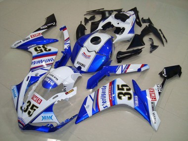 Großhandel R1 2007-2008 Motorrad Verkleidungen - Blau Aufkleber