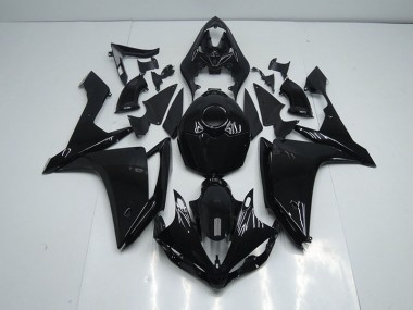 Großhandel R1 2007-2008 Motorrad Verkleidungen - Glänzend Schwarz