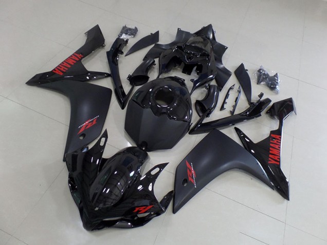 Großhandel R1 2007-2008 Motorrad Verkleidungen - Matt Schwarz Rot Großhandel R1 2007-2008 Motorrad Verkleidungen - Matt Schwarz Rot