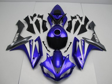 Großhandel R1 2007-2008 Motorrad Verkleidungen & Plastik - Blau Weiß