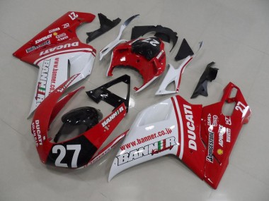 Großhandel Ducati 848 1098 1198 2007-2014 Motorrad Verkleidungen - Banner 27