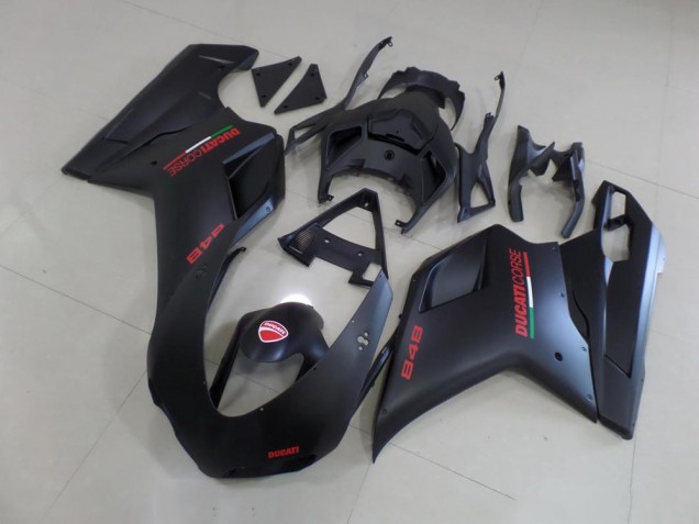 Großhandel Ducati 848 1098 1198 2007-2014 Motorrad Verkleidungen - Matt Schwarzer roter Aufkleber Großhandel Ducati 848 1098 1198 2007-2014 Motorrad Verkleidungen - Matt Schwarzer roter Aufkleber