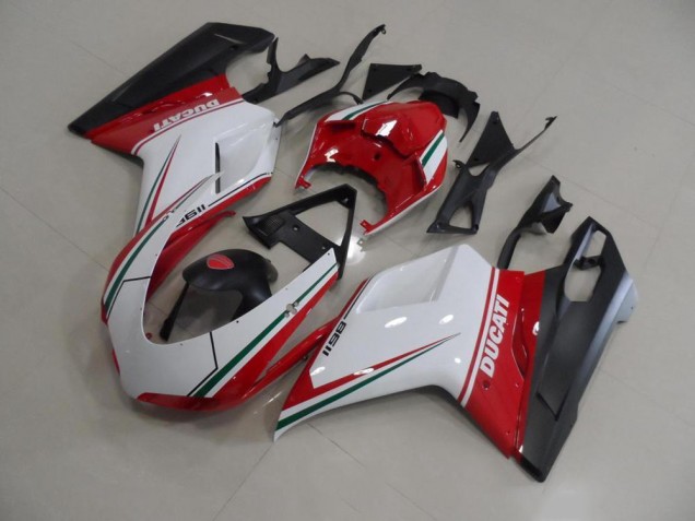Großhandel Ducati 848 1098 1198 2007-2014 Motorrad Vollverkleidung - Rot Weiß Großhandel Ducati 848 1098 1198 2007-2014 Motorrad Vollverkleidung - Rot Weiß