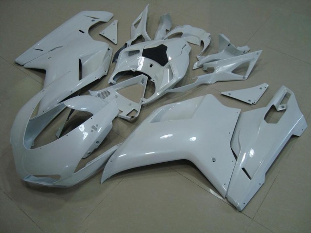 Großhandel Ducati 848 1098 1198 2007-2014 Motorrad Verkleidungen - Glänzend Weiß Großhandel Ducati 848 1098 1198 2007-2014 Motorrad Verkleidungen - Glänzend Weiß