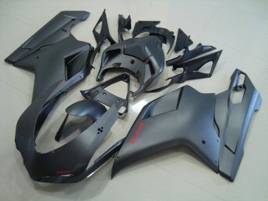 Großhandel Ducati 848 1098 1198 2007-2014 Motorrad Verkleidungen - Matt Schwarz