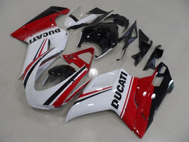 Großhandel Ducati 848 1098 1198 2007-2014 Motorrad Verkleidungen - Rot Weiß Schwarz Großhandel Ducati 848 1098 1198 2007-2014 Motorrad Verkleidungen - Rot Weiß Schwarz