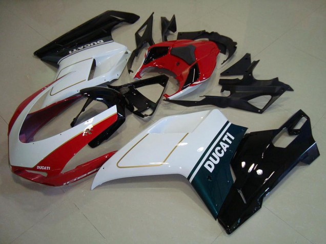 Großhandel Ducati 848 1098 1198 2007-2014 Motorrad Verkleidungen - Tri Color Großhandel Ducati 848 1098 1198 2007-2014 Motorrad Verkleidungen - Tri Color