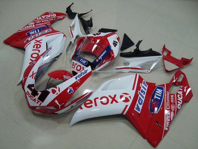Großhandel Ducati 848 1098 1198 2007-2014 Motorrad Verkleidungen - Besonders Xerox