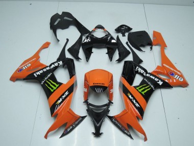 Großhandel ZX10R 2008-2010 Motorrad Verkleidungen - Orange Monster