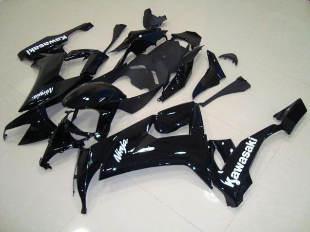 Großhandel ZX10R 2008-2010 Motorrad Verkleidungen - Glänzend Schwarz mit Weißem Aufkleber Großhandel ZX10R 2008-2010 Motorrad Verkleidungen - Glänzend Schwarz mit Weißem Aufkleber