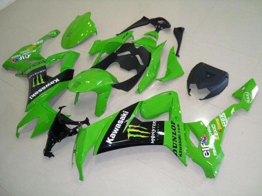 Großhandel ZX10R 2008-2010 Motorrad Verkleidung - Grünes Monster