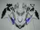 Großhandel GSXR 600 / 750 K8 2008-2010 Motorrad Verkleidungen - Weiß Silber Blau Großhandel GSXR 600 / 750 K8 2008-2010 Motorrad Verkleidungen - Weiß Silber Blau