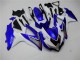 Großhandel GSXR 600 / 750 K8 2008-2010 Motorrad Verkleidungen - Weiß Blau Großhandel GSXR 600 / 750 K8 2008-2010 Motorrad Verkleidungen - Weiß Blau