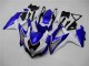 Großhandel GSXR 600 / 750 K8 2008-2010 Motorrad Verkleidungen - Weiß Blau Großhandel GSXR 600 / 750 K8 2008-2010 Motorrad Verkleidungen - Weiß Blau