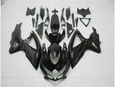 Großhandel GSXR 600 / 750 K8 2008-2010 Motorrad Verkleidungen & Plastik - Schwarz