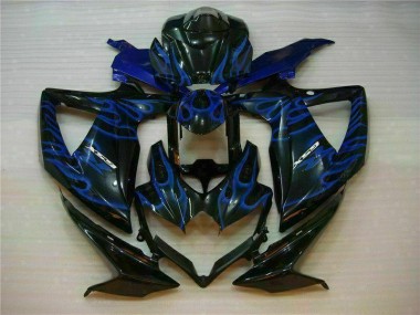 Großhandel GSXR 600 / 750 K8 2008-2010 Motorrad Verkleidungen - Blau Schwarz