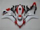 Großhandel CBR 1000 RR 2008-2011 Motorrad Verkleidungen - Weiß Rot
