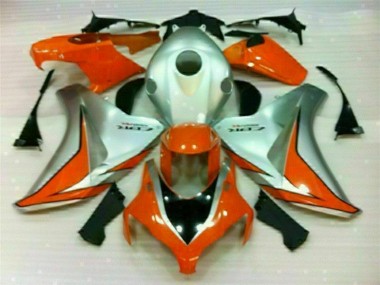 Großhandel CBR 1000 RR 2008-2011 Motorrad Verkleidungen - Silber Orange